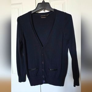 EUC Massimo Dutti navy blue cardigan Size L